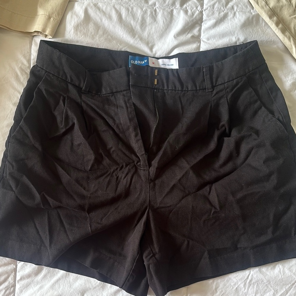 Old Navy Black High Waist Shorts Tailored Design